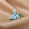 Rainbow Neon Enamel Rings For Women Open Adjustable Snake Ring Female 2023 Trend Aesthetic Couple Jewelry Gift anillos mujer