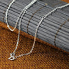Real 2020 New S925 silver necklace sterling silver jewelry fashion elegant lady O word Co summer clothing joker