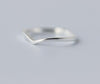 Real. 925-Sterling-Silver Arch Ring jewelry adjustable GTLJ1219