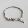 Real 925 Sterling Silver Chain Bracelet For Women Fine Jewelry Lucky Gift