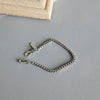 Real 925 Sterling Silver Chain Bracelet For Women Fine Jewelry Lucky Gift