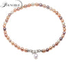 Real pearl necklace for women,multi white color bridal white natural pearl necklaces wife anniversary