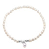 Real pearl necklace for women,multi white color bridal white natural pearl necklaces wife anniversary