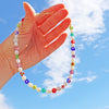 Real Pearl Choker Necklaces Rainbow Beaded Summer Beach Necklace For Women Jewelry 2022 Beads Collier Female Accesorios