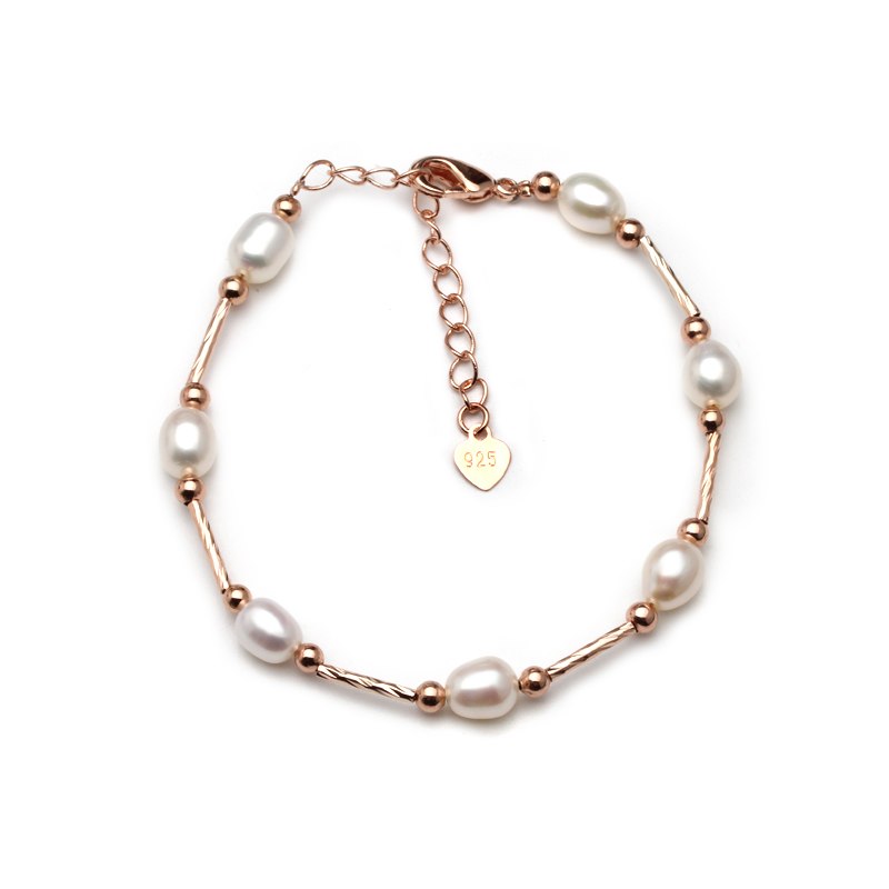 Real pearl bracelet for women,fashion trendy gift adjustable bracelet femme