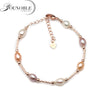 Real pearl bracelet for women,fashion trendy gift adjustable bracelet femme
