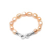 Real natural pearl bracelet for women,anniversary gift beautiful baroque pearl bracelet