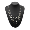 Real natural pearl necklace for women,beautiful multi layer statement colorful necklace anniversary gift