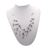 Real natural pearl necklace for women,beautiful multi layer statement colorful necklace anniversary gift