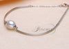 Real pearl bracelet for women,925 sterling silver bracelet men,wedding pearl bracelet jewelry girl birthd gift gold