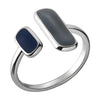Rectangle Geometry Silver Colour Women's Ring Engagement Jewelry 2022 Trend  Items GaaBou Jewellery