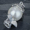 Red Round Natural Stone Necklace 925 Silver Jewelry Angel Woman Fashion Pendants 10x20mm Statement Necklace Jewelry Charms