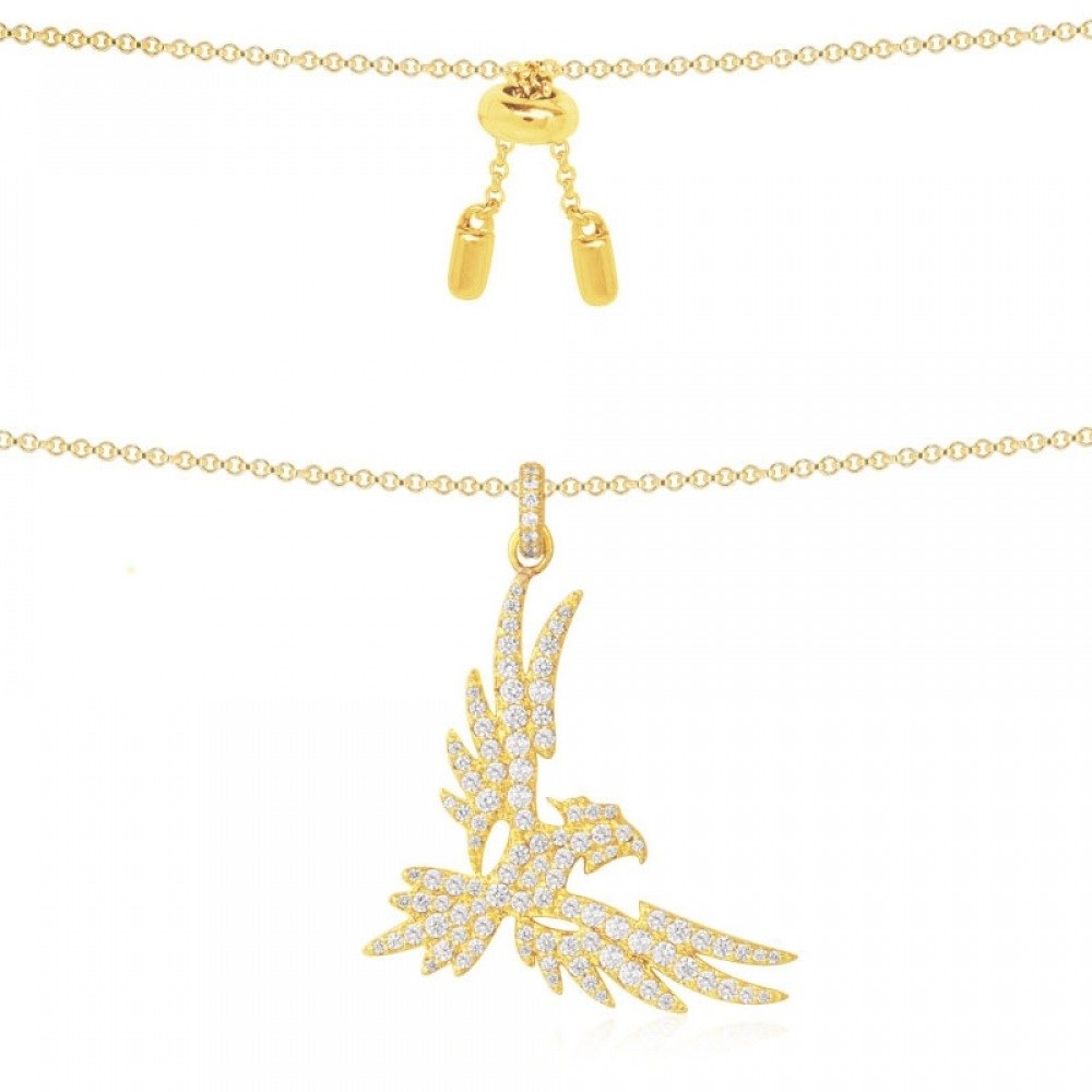 [Red Trees] 925 Sterling Silver Eagle Necklace Pendant Fashion Wonderland Women Wedding Party Fine Jewelry Christmas Gift