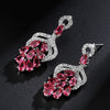 Elegant AAA Cubic Zirconia Drop Earrings For Women Wedding Bridesmaids Earring Oorbellen
