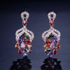 Elegant AAA Cubic Zirconia Drop Earrings For Women Wedding Bridesmaids Earring Oorbellen
