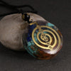 Reiki Healing Orgone Jewelry Yoga Colorful Chips Stone Natural Chakra Energy Orgonite Pendant Necklace Pendulum Amulet