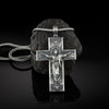 Religious Jesus Cross Christian Catholic Retro Style Pure Tin Men's and Women's Pendant Necklace Jewelry