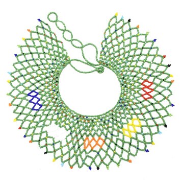 Resin Big Long Bohemian Colorful Necklace For Women Acrylic Beaded Multilayer Collier Necklace  African Egyptian Indian Jewelry