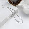 Retro Double Necklaces Women's Simple Gold Multi-Layer Clavicle Collar Bohemian Temperament Charm Accessories Necklace