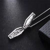 Retro Flip Coffin Skull Ruyi Pendant Hip Hop Necklace Pendant Male Titanium Steel Female Long Sweater Chain