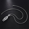 Retro Flip Coffin Skull Ruyi Pendant Hip Hop Necklace Pendant Male Titanium Steel Female Long Sweater Chain