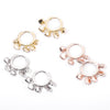 Retro Gold Love Heart Statement Earrings For Women Multi Hearts Tassel Hoop Wedding Earrings Engagement Party Jewelry
