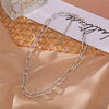 Retro Necklace Chains Chain For Women Exaggeration Collares Collar Necklaces Collier Naszyjnik Colar Choker Cadena Gold