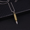 Retro Punk Bullet Pendant Long Necklace Women Men 2021 Trend Hip Hop Rock Personality Couple Gift Party Jewelry