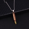 Retro Punk Bullet Pendant Long Necklace Women Men 2021 Trend Hip Hop Rock Personality Couple Gift Party Jewelry