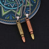 Retro Punk Bullet Pendant Long Necklace Women Men 2021 Trend Hip Hop Rock Personality Couple Gift Party Jewelry