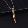 Retro Punk Bullet Pendant Long Necklace Women Men 2021 Trend Hip Hop Rock Personality Couple Gift Party Jewelry