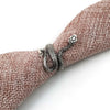 Retro Punk Snake Ring for Men Women Exaggerated Antique Siver Color  Personality Stereoscopic Opening Adjustable Rings