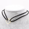 Retro Simple Black Velvet Choker Collar Neck Chain Clavicle Chain Necklaces For Women Girls Female Jewelry Accessories