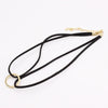 Retro Simple Black Velvet Choker Collar Neck Chain Clavicle Chain Necklaces For Women Girls Female Jewelry Accessories