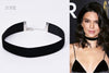 Retro Simple Black Velvet Choker Collar Neck Chain Clavicle Chain for Women Girls Female Jewelry Accessories