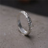 Retro Thai Silver Design Chiang Mai Handmade Ring 925 Sterling Silver Open Ended Simple Female Ring
