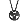 Retro Titanium Stainles Steel Fitness Gym Necklace Weight Plate Barbell Weightlifting Bodybuilding Exercise Jewelry gift