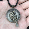Retro Trend Nordic Talisman Viking Animal Series Crow Men's Pendant Necklace Jewelry