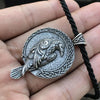 Retro Trend Nordic Talisman Viking Animal Series Crow Men's Pendant Necklace Jewelry