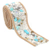 Rhinestone Chain Nail Art 2.5cm DIY Diamond Mesh Wrap Roll Crystal Rhinestones Chain Trim Ribbon Decoration Applique Flatback