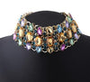 Rhinestone Choker Necklace 2020 Bib Statement Necklace For women Luxury big Chunky Necklace Collar Maxi jewelry