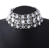 Rhinestone Choker Necklace 2020 Bib Statement Necklace For women Luxury big Chunky Necklace Collar Maxi jewelry