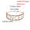 Rhinestone Shiny Chokers for Girls Sexy Punk Letter BABE PRINCESS Night Entertainment Venue Statement Party Necklace NT211