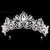 Rhinestone Tiaras Bridal Crown Headband women Headpiece Floral Wedding hair accessories Crystal bride hair jewelry