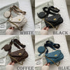 Rhombus Chain Bag Women Summer Wide Shoulder Straps Slant Texture Cross-body  Small Bags Delicate Square Packet