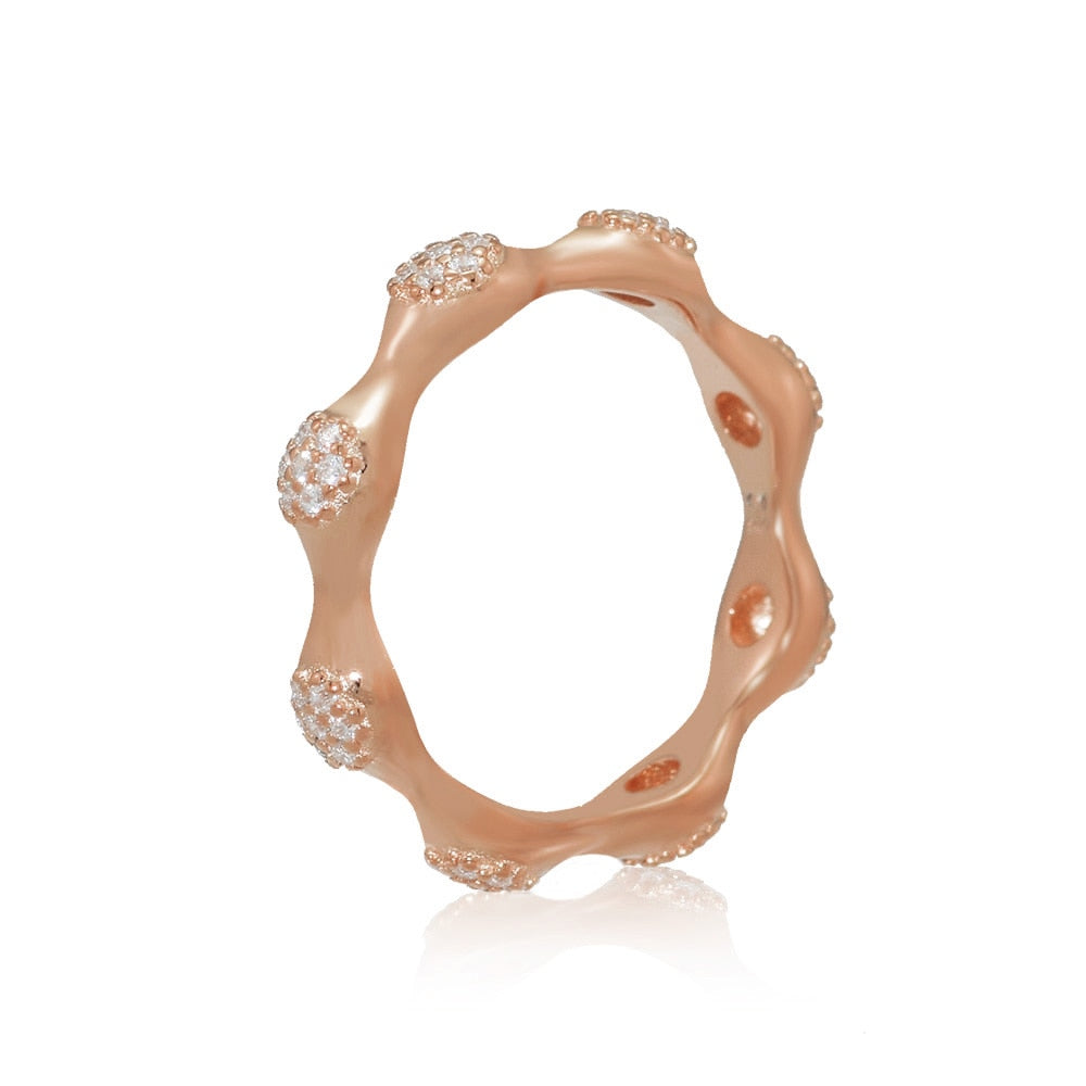 Ring Rose Gold Modern LovePods Rings for women Anel masculino silver 925 jewelry men anillos 925 sterling silver wedding Ring