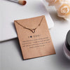 Rinhoo 1pc Minimalist Heart make a wish plated I LOVE YOU Pendant necklace Clavicle Chains Necklaces Women Jewelry Gift