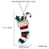 Rinhoo Delicate Enamel Elk Deer Pendant Necklace Christmas Tree Snowman Bells Sock Clavicle Chain Jewelry Collier Femme