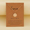 Rinhoo Twelve Constellations Round Coin Pendant Clavicle Chain Necklace Statement Copper Leo Necklace Women Jewelry