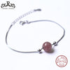 Real 925 Sterling Silver Women Charm Bracelets Three Colos Quartz Silver Female Party Bracelet Anniversary Fine Jewelry